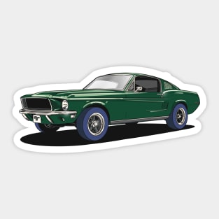 1968 Ford Mustang GT 390 Sticker